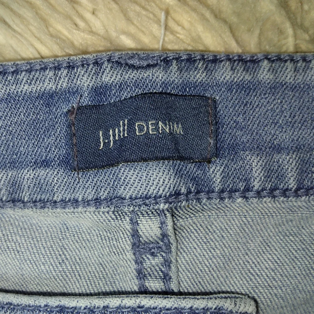 J. Jill Denim Bermuda Jean Stretch Shorts Size 6